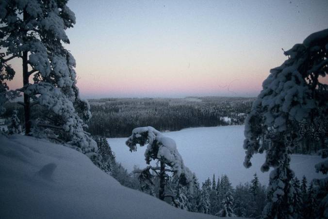 Un paisaje nacional. El Lago de Aulanko en invierno. Foto copyright Hämeenlinnan kaupunki.